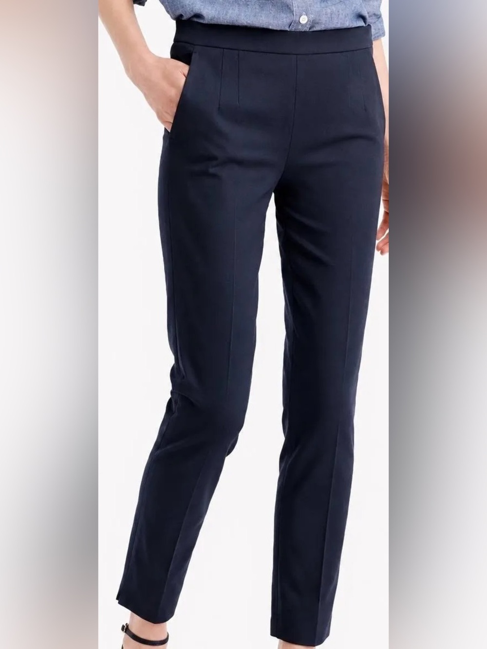 J. Crew Navy Martie Slim Dress Pants